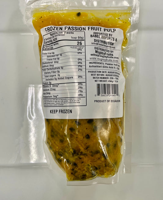 PASSION FRUIT PULP (with seeds)